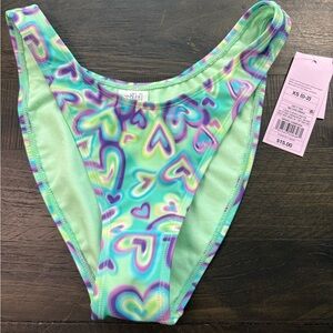 Wild Fable Heart Print Bikini Bottom